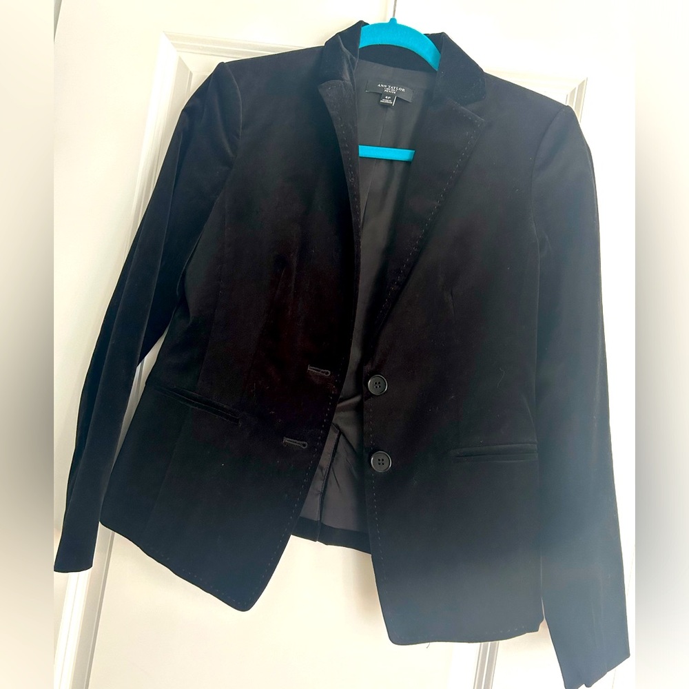 Velvet blazer
